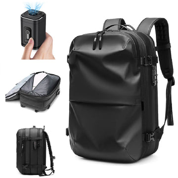 AEROVAC Travel Backpack – Vacuum Compression, Anti-Theft & Spacious