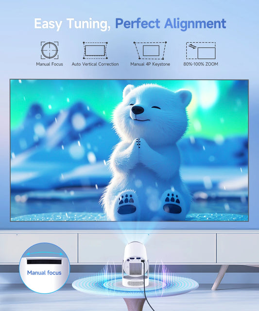 LuminoX Sound Mini Projector with sound
